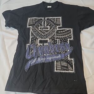 Shaka Active Mens Hawaii Tribal T Shirt L Black Graphic Chuukese A Tong Ngonuk